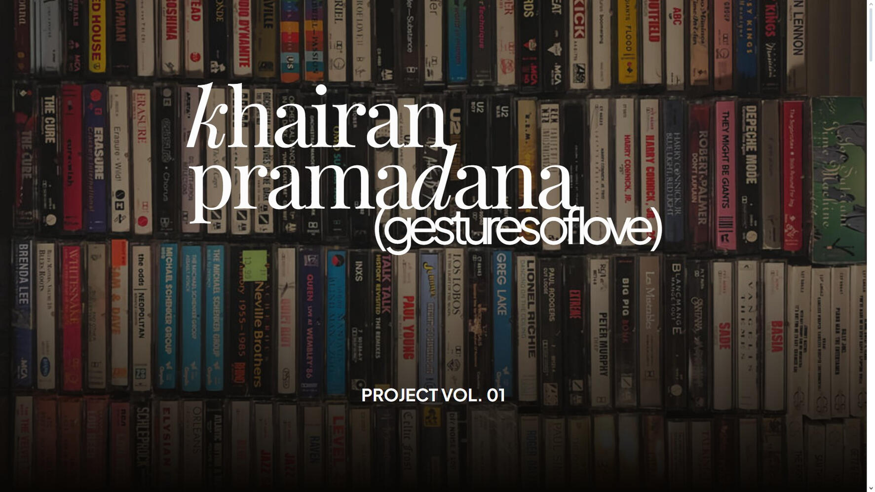 [ BFR ] Khairan Pramadana: Gestures of Love