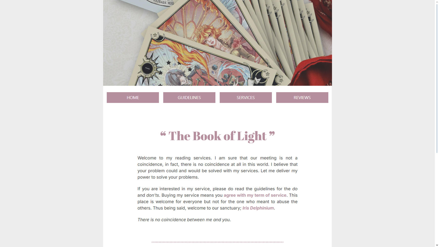 The Book of Light: Iris Delphinium