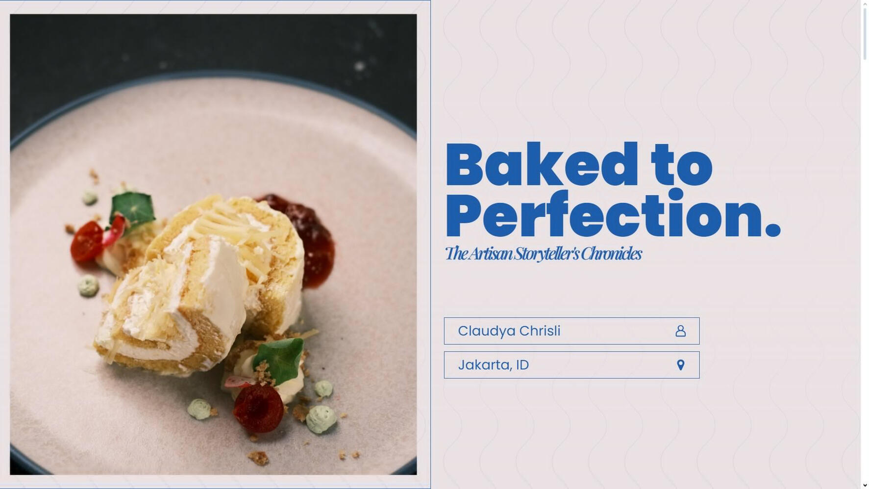 Baked to Perfection | Audy's Portfolio